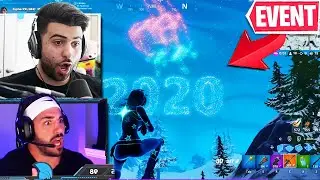 REACTING To The 2020 NEW YEARS EVENT! ft. Nickmercs (Fortnite Battle Royale)