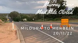 Murray River Mildura to Merbein. Levee starting to fail?