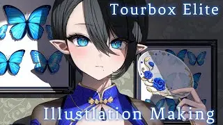 【TourBox Elite】作業効率アップ！左手デバイスを使ってイラスト制作【Illustration Making】