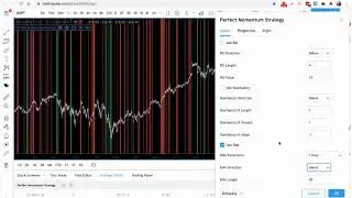Tradingview Strategy Algo Trading How To Use Entry + Exit Filters on The Perfect Momentum Strategy
