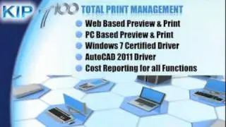 KIP 7100 Plotter Printer Copier Scanner