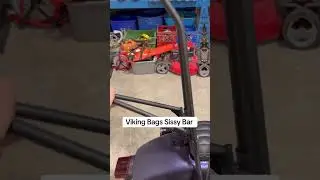 Added the Viking Bags Sissy Bar to my 2025 Harley Davidson Street Bob #harleydavidson #hd #streetbob