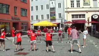 Badminton-Flashmob-PTSV Rosenheim-2011.mpg
