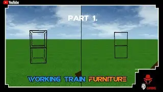 ⬜ mini block craft 3d || #part 1 how to make a working train furniture in mini block craft
