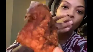 Ем жареную кроличью ножку 🐇 #еда #гурман #любительеды #еда