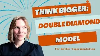 Double Diamond model for CRO and Experimentation - intro - from narrow to wide thinking