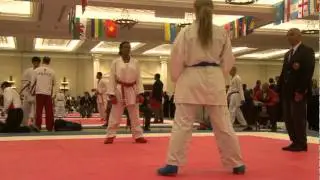 2011 USANKF US Open Women Elite Kumite -68 Kg Cheryl Murphy Germany.mpg