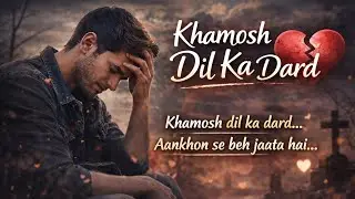 Khamosh Dil Ka Dard 💔 | Heart Touching Hindi Sad Song | Emotional Breakup Song
