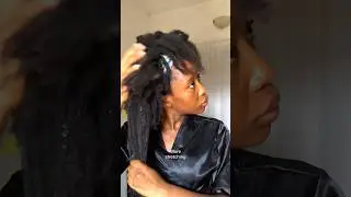 How to handle SHRINKAGE on NATURAL HAIR #4chair #trendingshorts  #shrinkage