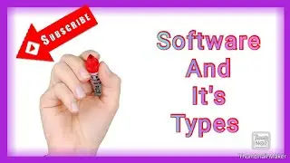Software and it's main types Application software and system software