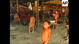 BRAZIL: REMOTE TRIBE THREATENED BY AMAZON FOREST FIRES