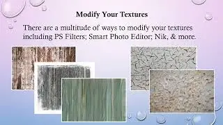 Working with Textures and Overlay's - Turn Ho-Hum into a Work of Art