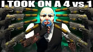 These Wannabe TRYHARDS Thought I Would RUN From A 4vs1