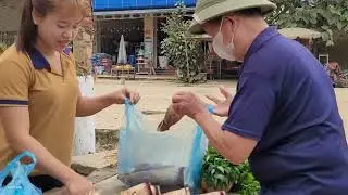 Bamboo shoots and green beans are harvested and sold. Farm life. Linh's Life