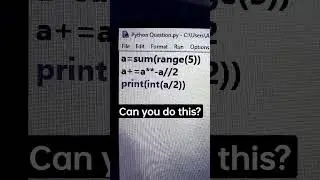 Can you Solve this in 5 Seconds? 