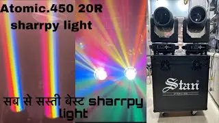 ATOMIC 450 20R //powar full sharpy light 380wat lamp//stancompany#sharpylight #youtube #youtubevideo
