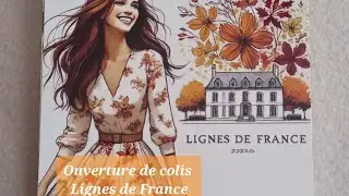 Ouverture de colis, vêtements Lignes de France, création de @apprendrelesbonnesmanieres #elegance 