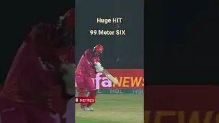 Huge six 99 meter six by Munro . Just listen to the sound of the bat