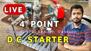 LIVE - 4 Point D.C Starter Internal Connection | Ashutosh's Architecture | Shunt Motor Starter ||
