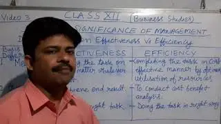 Difference between effectiveness and efficient