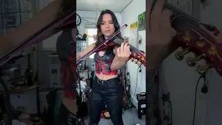 Teen Titans theme on electric violin!