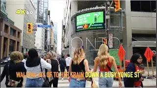 Прогулка и беседа с Меган в центре Торонто: от моего района до станции Union Station через Yonge и Dundas