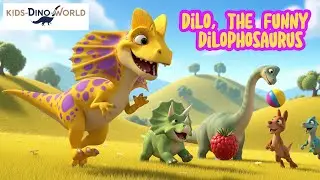 Dilo the Funny Dilophosaurus Song 🦖 | Silly Dino Dance | Kids Songs & Nursery Rhymes