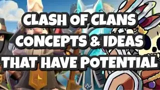 These Clash Of Clans Concepts Would Be SUPER COOL😎 #clashofclans #coc #supercell 