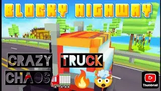 EPIC TRUCK DRIVING CHALLENGE&ndash;BLOCKY HIGHWAY] Gameplay