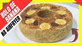 BOLO DE BANANA FIT NA AIRFRYER - MUITO SAUD&Aacute;VEL, SIMPLES E GOSTOSO | Del&iacute;cias Misteriosas