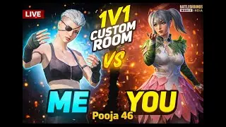 BGMI LIVE | 1v1 CUSTOM ROOM 😱 | Girl Gamer 🔥 | Non Stop Action