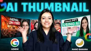 🔥 How to Make free VIRAL Youtube Thumbnails using AI Tool | Nano Banana & ChatGPT |Hindi | Ritika AI