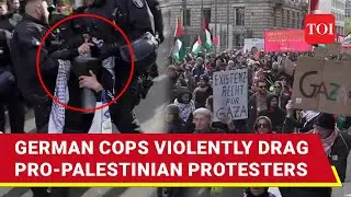 Mayhem In Berlin: German Cops Clash With Protesters Over Weapons Supply To Israel I Watch