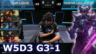 Liquid vs CLG Game 1 | S7 NA LCS Spring 2017 Week 5 Day 3 | TL vs CLG G1 W5D3 1080p