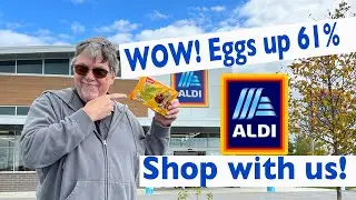 What? ALDI's Eggs went up 61%? YES, that did happen. SHOP WITH US AT ALDI.