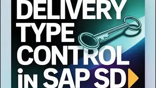 || Delivery Type Configuration |Part 3 | T-Code = OVLK | SAP SD Training ||