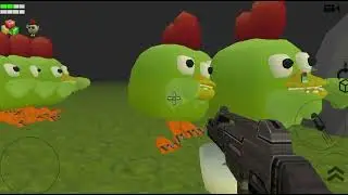 run zombie run chicken gun Full HD 1080p