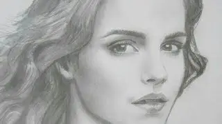 TUTORIAL To DRAW EMMA WATSON IN HARRY POTTER easy steps