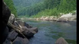 Trout Fishing at Cheat River Rowlesburg, WV short clip