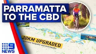 91km path from Parramatta to Sydney CBD in pipeline | 9 News Australia