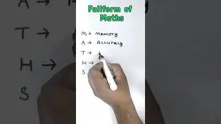 Fullform of Maths