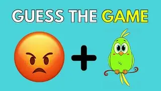 Can You Guess The Games By Emoji? Guessing game | @quizzlemania
