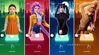 KPop Demon Hunters Rumi vs Lisa Money Blackpink  Toca Toca Dance x Squid Game