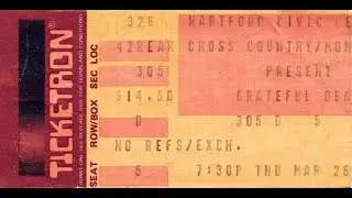 Grateful Dead - 3/26/87 - Hartford Civic Center - Hartford, CT - mtx