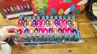 Comparing Ceramic & Clear Glass LED C9 Christmas Lights (Bulbs) to Incandescent (Vintage style)