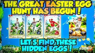 LET'S FIND ALL OF THE EGGS IN THE EASTER EGG HUNT PROGRAM IN MLB THE SHOW 24 DIAMOND DYNASTY!