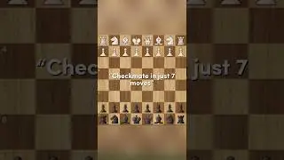 Checkmate in just 7 moves | Best trap #chess #trap #views #viral #viralvideo
