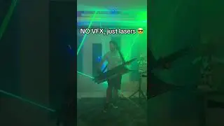 INCREDIBLE Laser Synth effect! #lasers #lightshow #lasersynth #keytar #rave