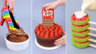 Kue Pelangi vs Cokelat Nutella 🌈🍫 Karya Seni Cokelat Paling Kreatif yang Pernah Anda Lihat