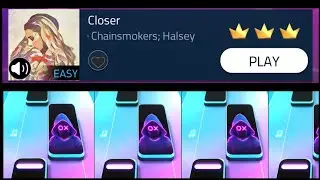 Closer - The Chainsmokers; Halsey [three crown] | Beat Piano Gameplay 